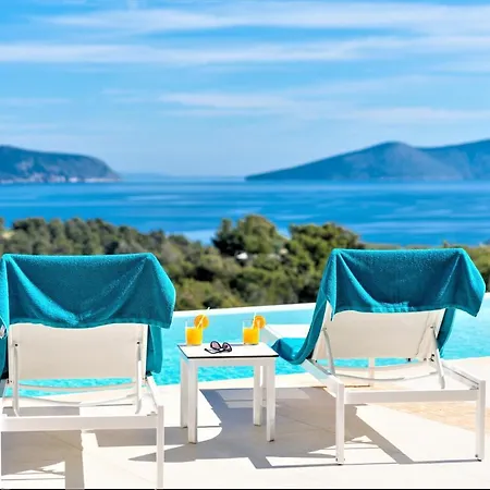 Emmelia & Amazing View With Pool Porto Heli