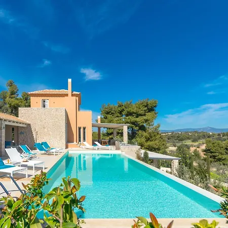 Emmelia & Amazing View With Pool Ferienhaus Porto Heli